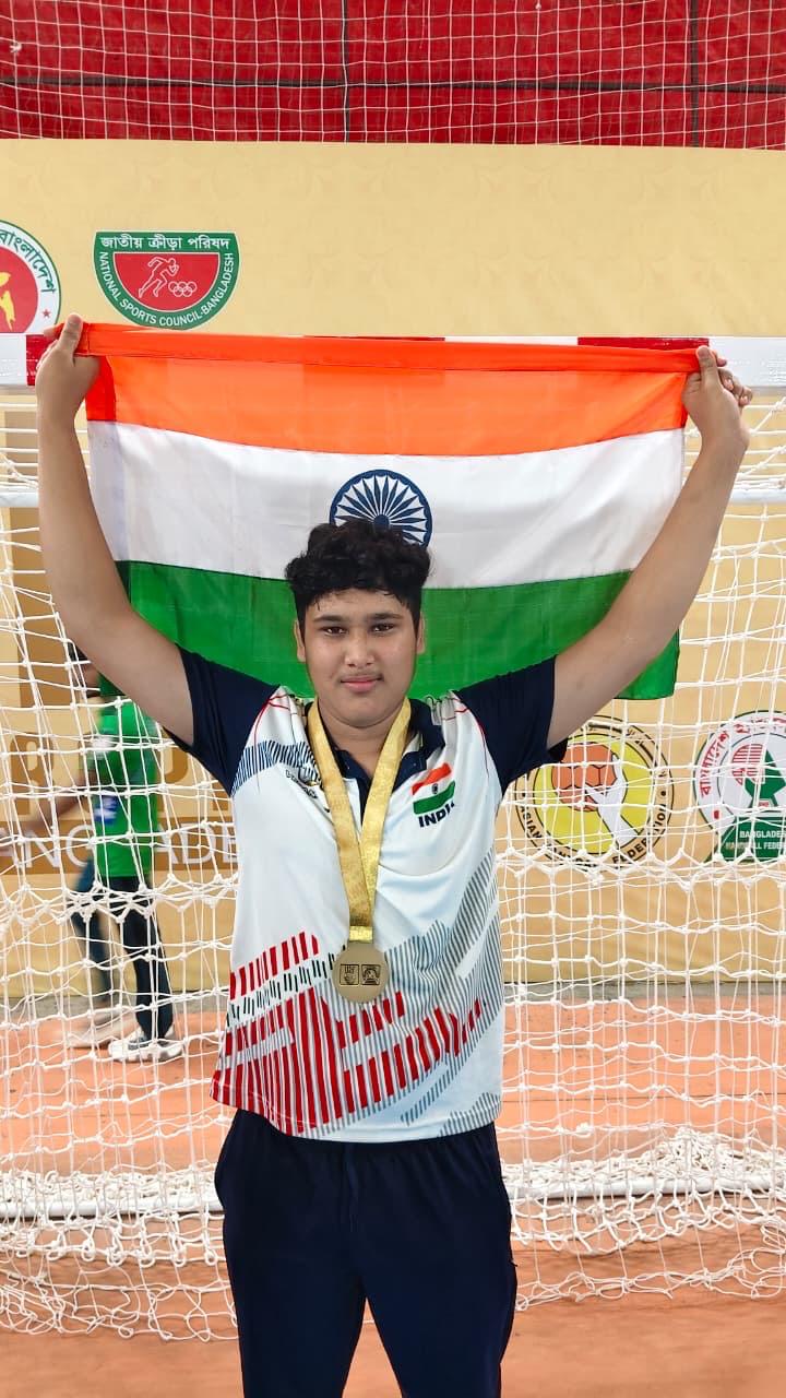 Swastik Wins Gold for India at IHF Trophy Handball Tournament