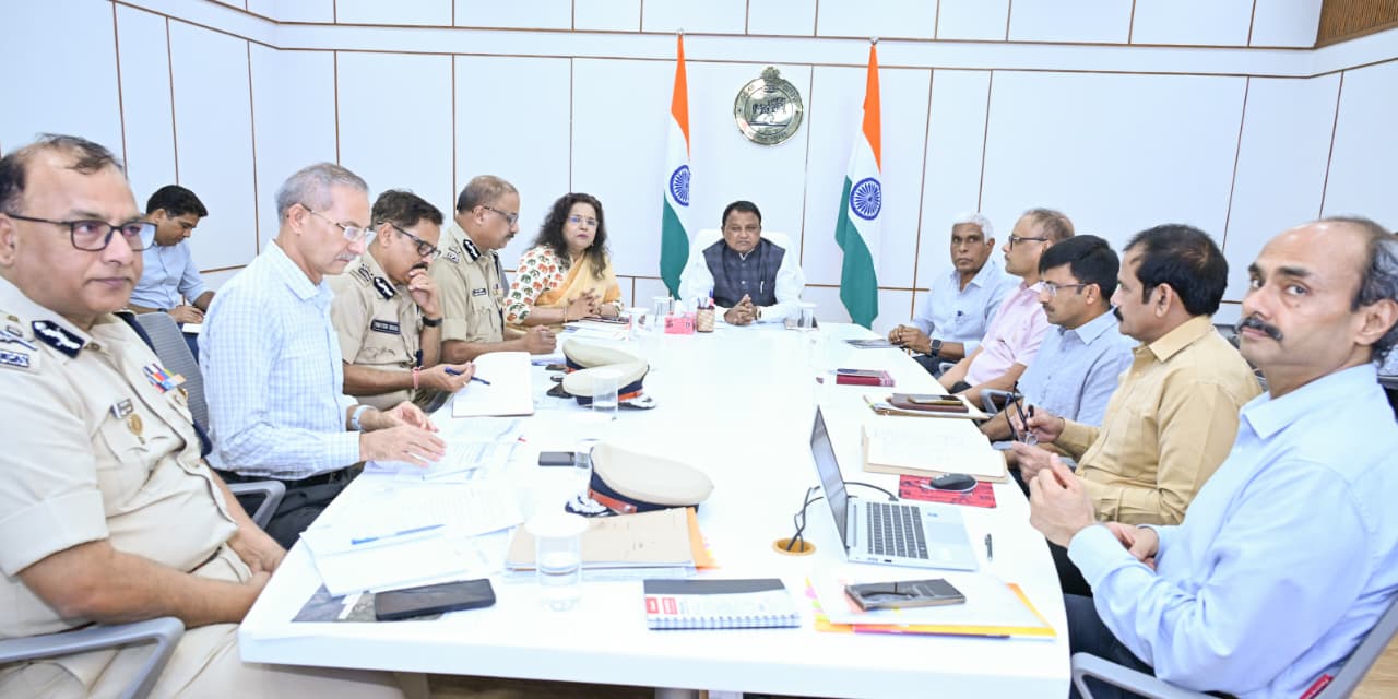“Preparations reviewed ahead of the President’s and Prime Minister’s Odisha visit; emphasis laid on security.”