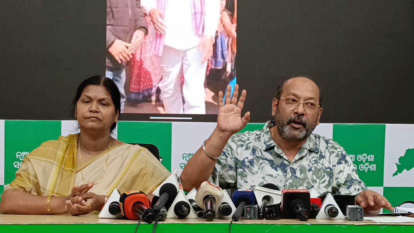 “BJD expresses concern over law and order in Titilagarh; questions raised over the role of the BJP MLA.”