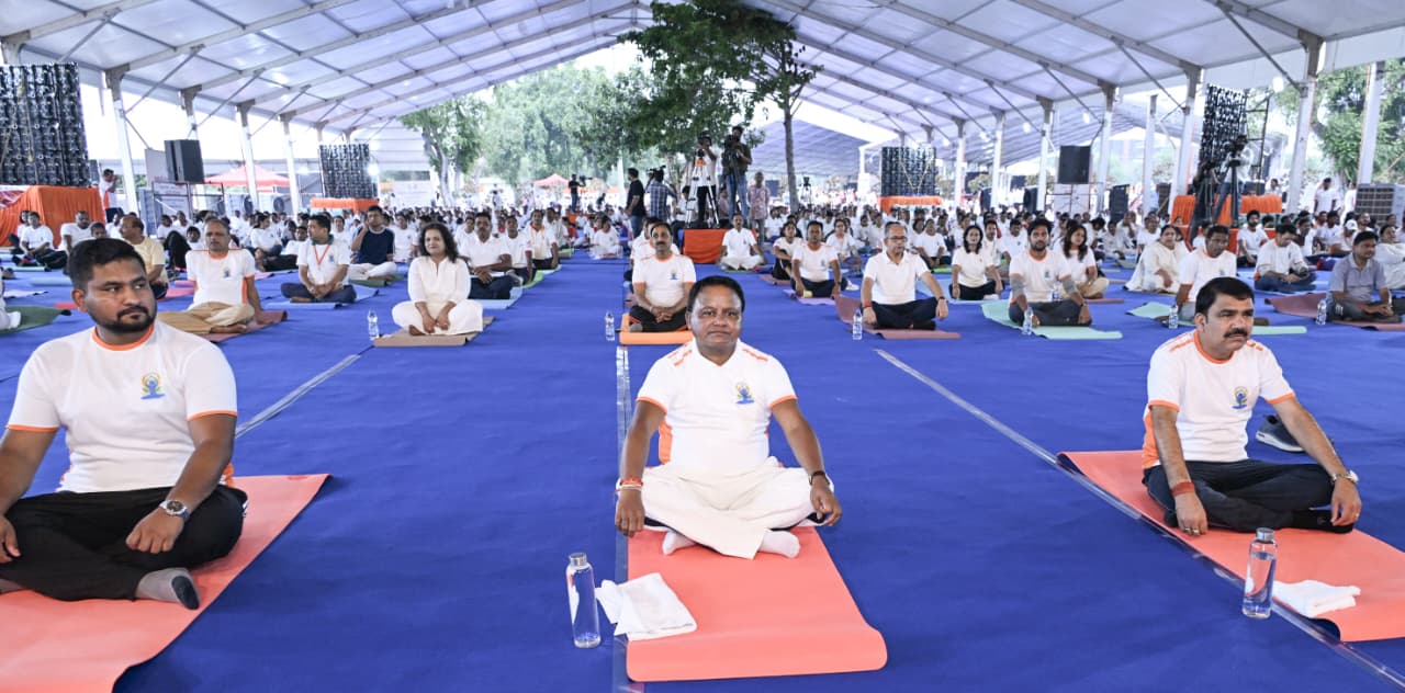 "A Message of Yoga from Kalinga Stadium."
