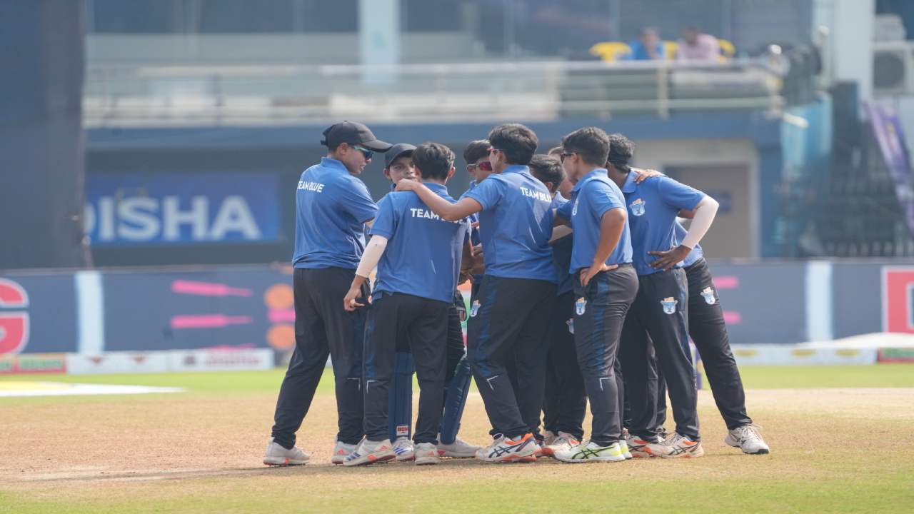 Women's exhibition match at Barabati: OCA Blue wins by 7 wickets.