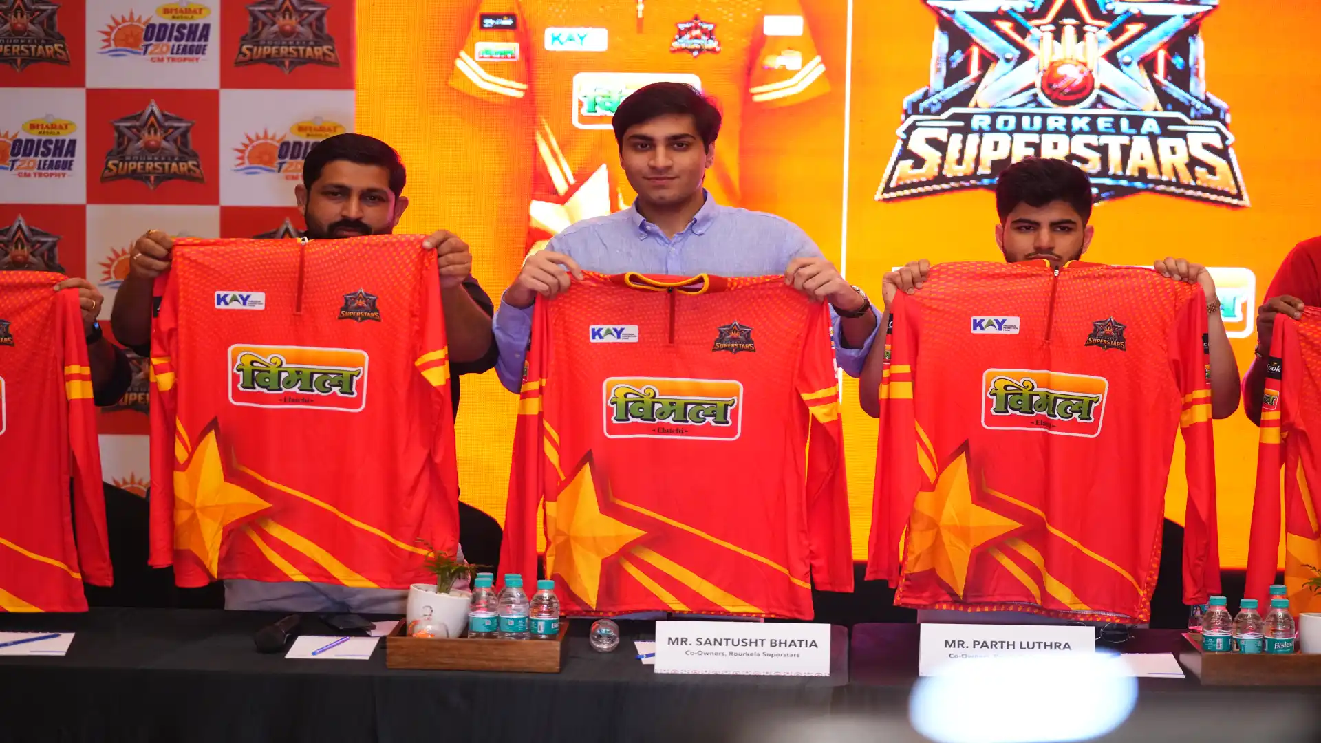 Rourkela Superstars' jersey launched ahead of Odisha T20 League.