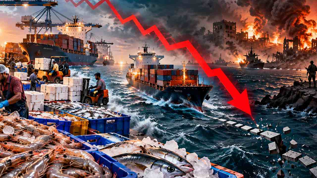 Impact of Middle East Unrest: Odisha's Seafood Exports Drop by ₹23.40 Crore
